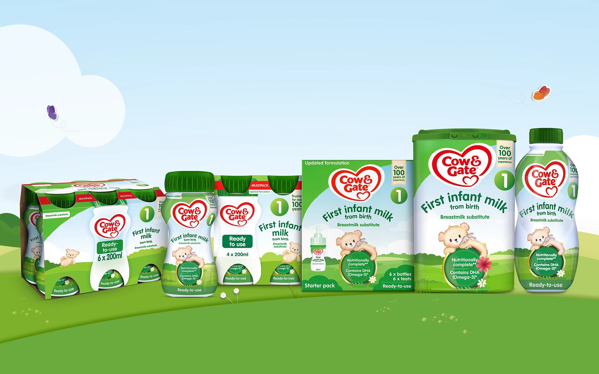 Ready made baby milk best sale with teats