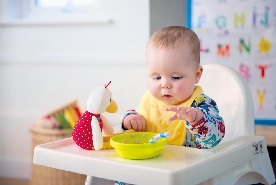 Nutrition for 6-12 month old children - how to begin weaning